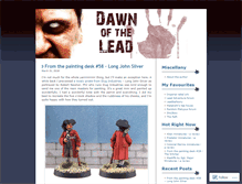 Tablet Screenshot of dawnofthelead.com